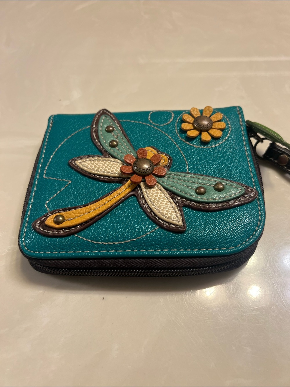 Chala wristlet/ wallet with Dragonfly